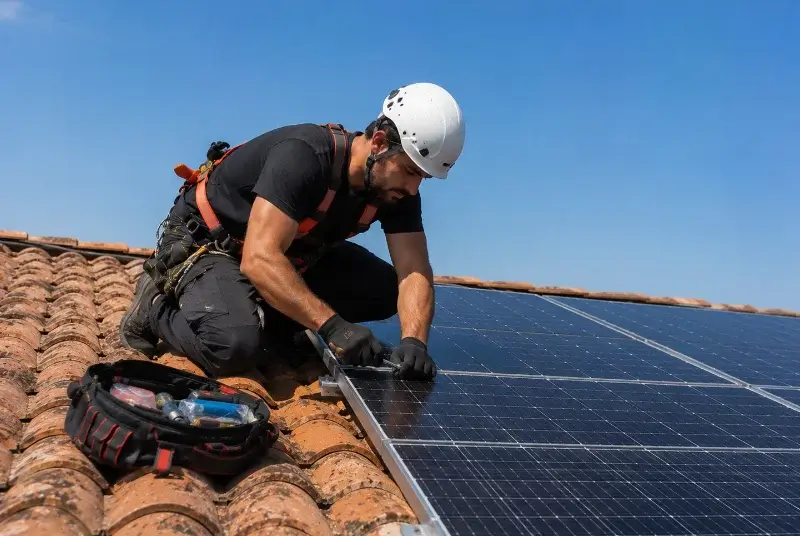 Maintenance et monitoring de panneaux solaires à Annemasse