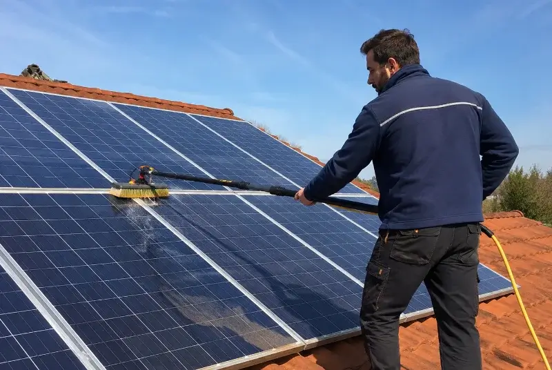 Nettoyage et entretien de panneaux solaires à Annemasse